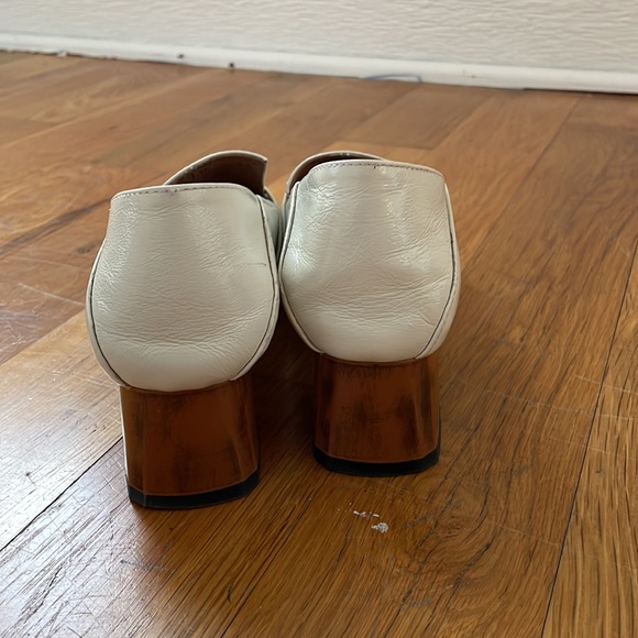 Chiko White Custom Made Square Toe Heels - Picture 3 of 9